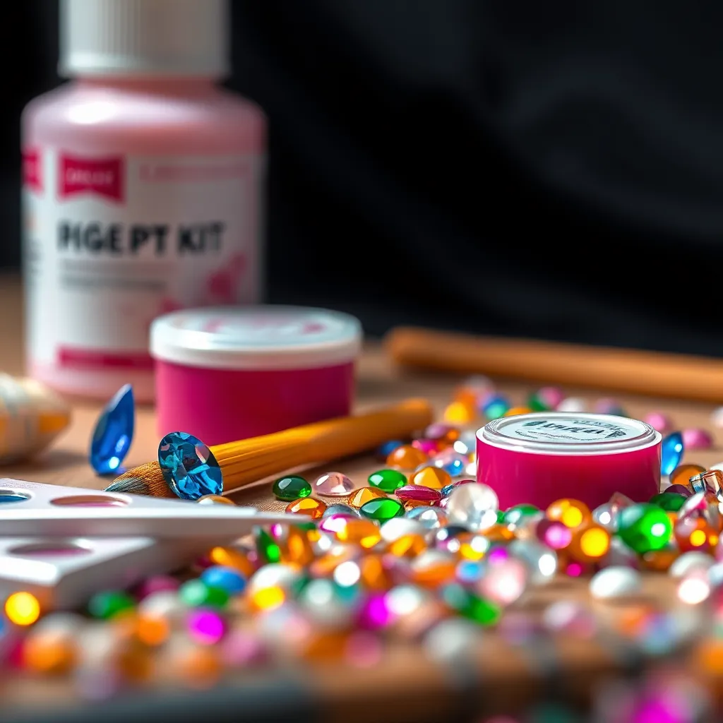 Seni Rupa Rhinestone A Deep Dive into Crystal Rhinestone Painting Kits